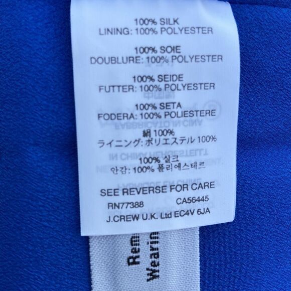 J Crew boho Silk Floral Print Dress NWT - Picture 6 of 10